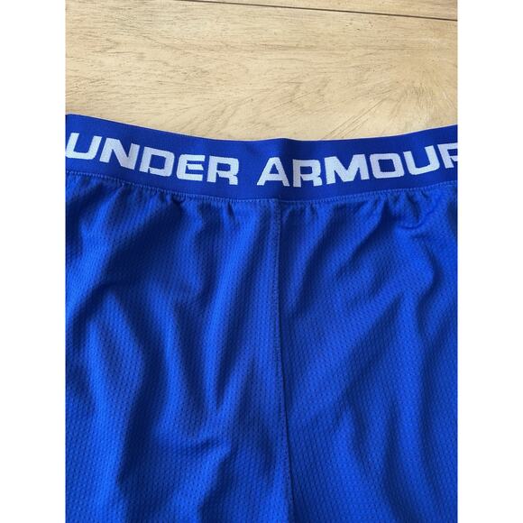 UNDER ARMOUR MEN'S BASKETBALL SHORTS XL Gym Streetwear Baggy Blue Pockets Comfy - Picture 9 of 10
